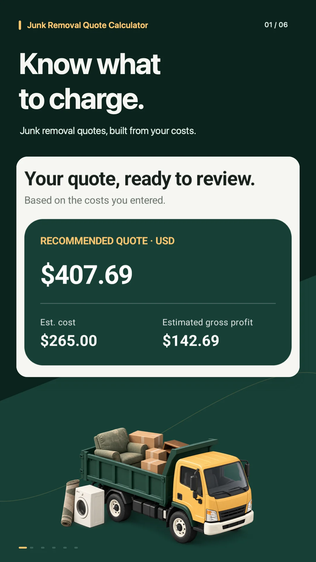 Junk Removal Calculator — See your quote in one place