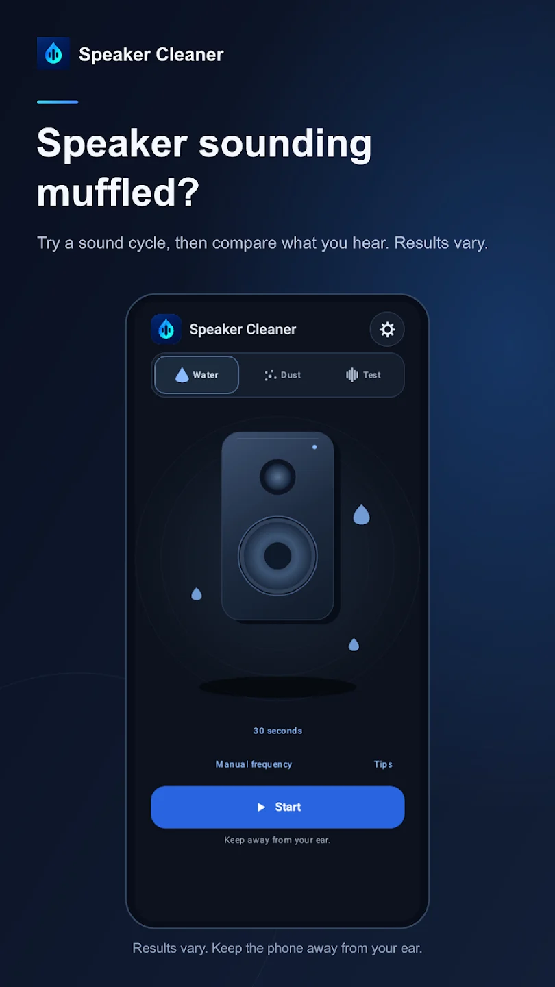 Speaker Cleaner — Muffled speaker?